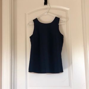 J crew open back tank top